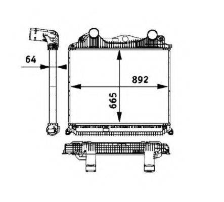 NRF 30206 Інтеркулер