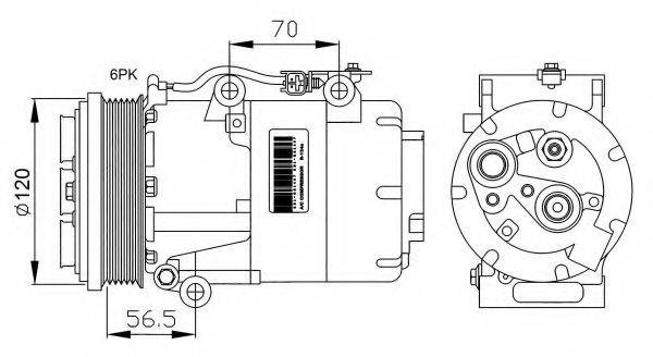 NRF 32250G Компресор, кондиціонер