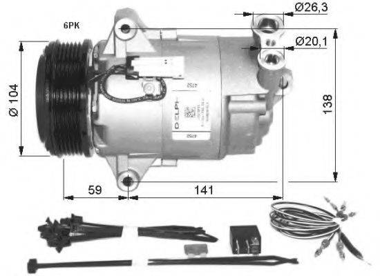 NRF 32427G Компресор, кондиціонер