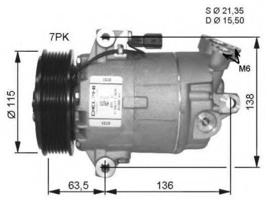 NRF 32472G Компресор, кондиціонер