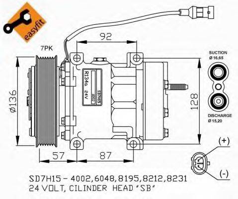 NRF 32477G Компресор, кондиціонер