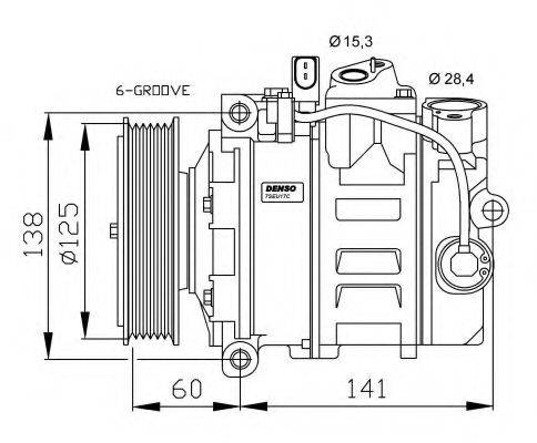 NRF 32509G Компресор, кондиціонер