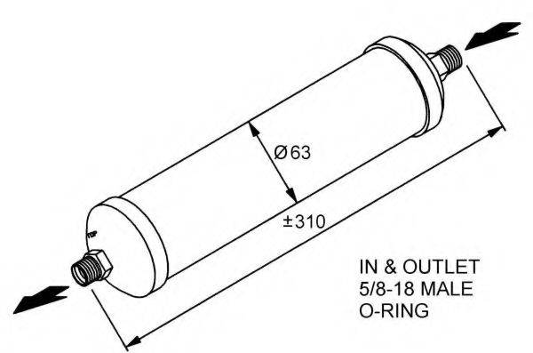 NRF 33186 Осушувач, кондиціонер