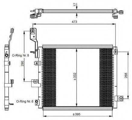 NRF 350047 Конденсатор, кондиціонер