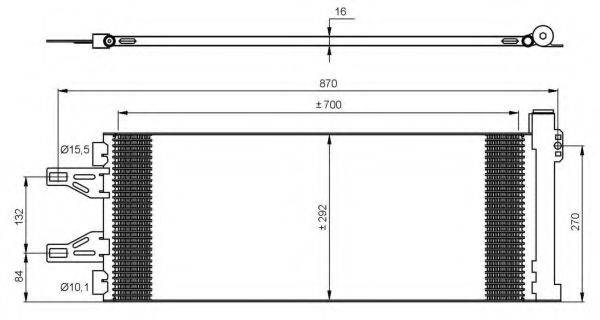 NRF 35894 Конденсатор, кондиціонер