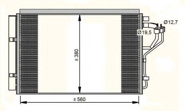 NRF 35996 Конденсатор, кондиціонер