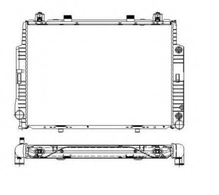 NRF 55320 Радіатор, охолодження двигуна