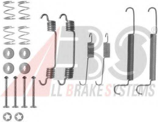 A.B.S. 0766Q Комплектуючі, гальмівна колодка