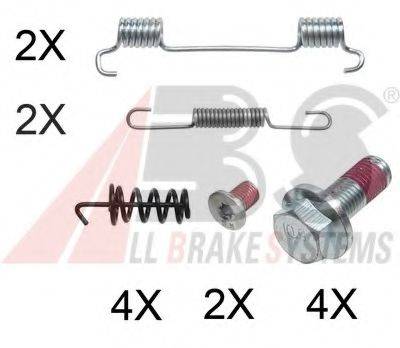 A.B.S. 0878Q Комплектуючі, гальмівна колодка