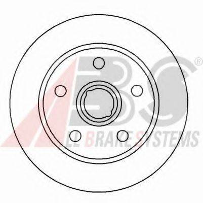 A.B.S. 15826OE гальмівний диск