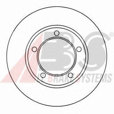 A.B.S. 16135 гальмівний диск
