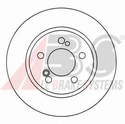 A.B.S. 16259 гальмівний диск