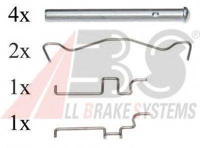 A.B.S. 1683Q Комплектуючі, колодки дискового гальма