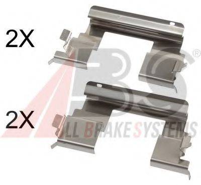 A.B.S. 1783Q Комплектуючі, колодки дискового гальма
