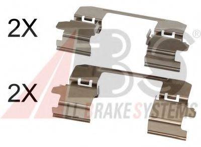 A.B.S. 1834Q Комплектуючі, колодки дискового гальма