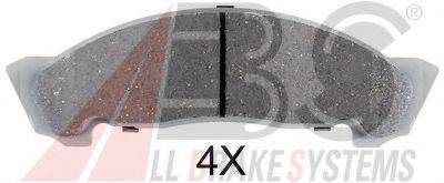 A.B.S. 35027 Комплект гальмівних колодок, дискове гальмо