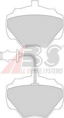 A.B.S. 361251 Комплект гальмівних колодок, дискове гальмо
