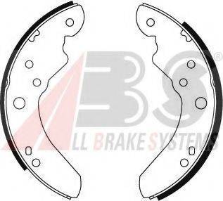 A.B.S. 8776 Комплект гальмівних колодок