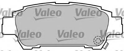 VALEO 597515 Комплект гальмівних колодок, дискове гальмо