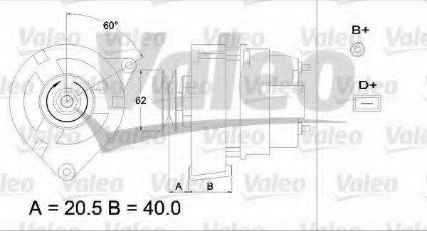 VALEO 433352 Генератор