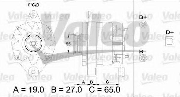 VALEO 433463 Генератор