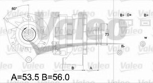 VALEO 436208 Генератор