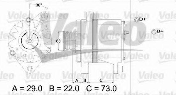 VALEO 436244 Генератор