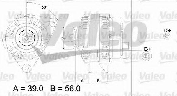 VALEO 436257 Генератор