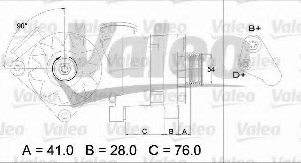 VALEO 436334 Генератор