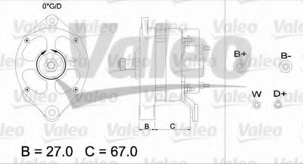 VALEO 436433 Генератор