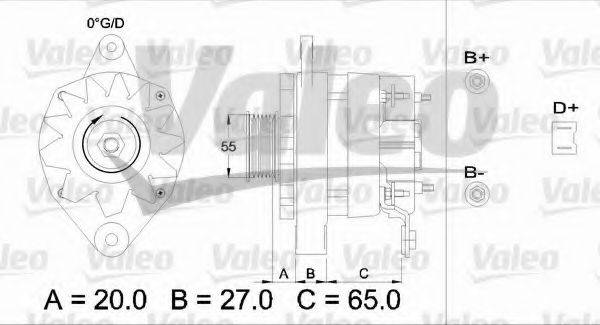 VALEO 436455 Генератор