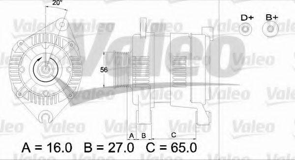 VALEO 436477 Генератор