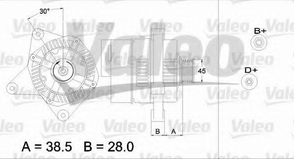 VALEO 436486 Генератор