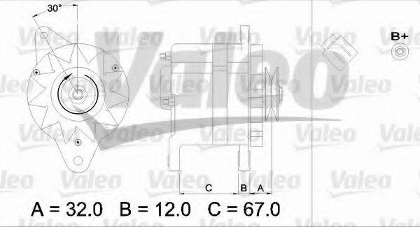 VALEO 436534 Генератор