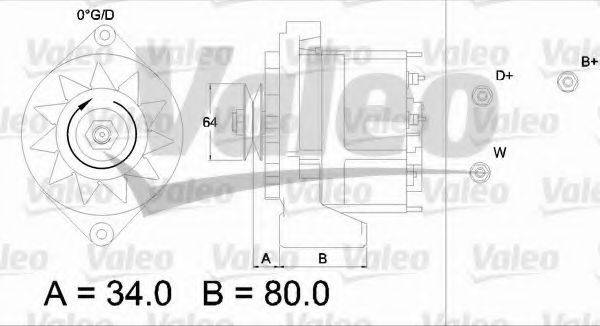 VALEO 436577 Генератор