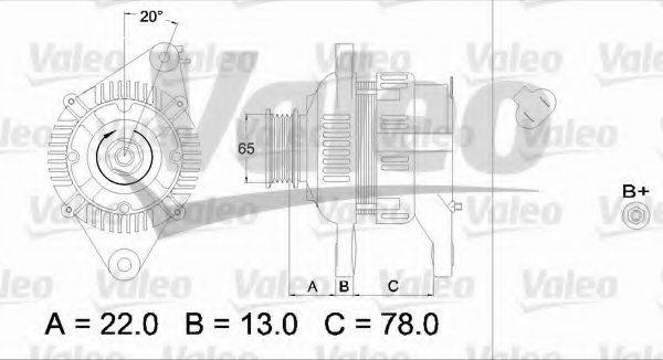 VALEO 436610 Генератор