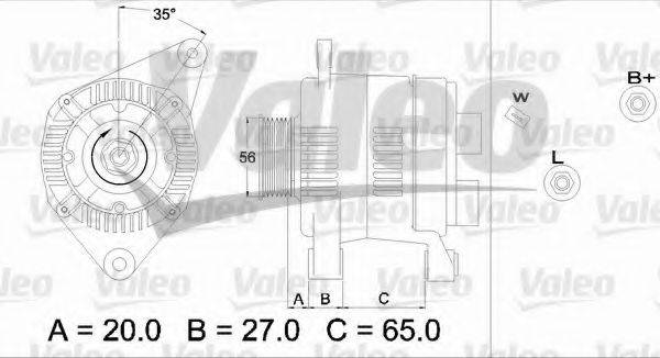 VALEO 436735 Генератор