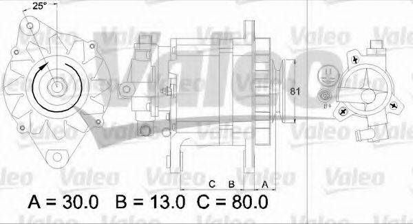 VALEO 437135 Генератор