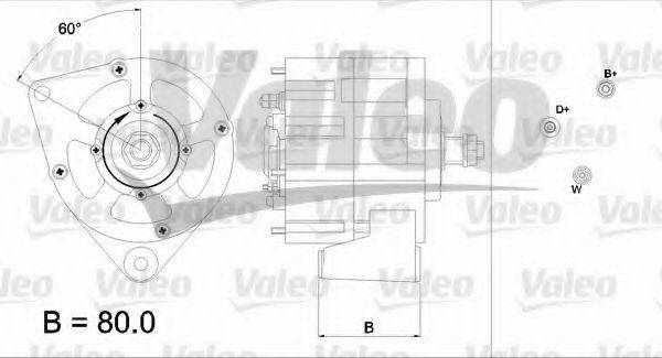 VALEO 437167 Генератор