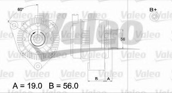 VALEO 437186 Генератор