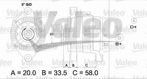 VALEO 437207 Генератор