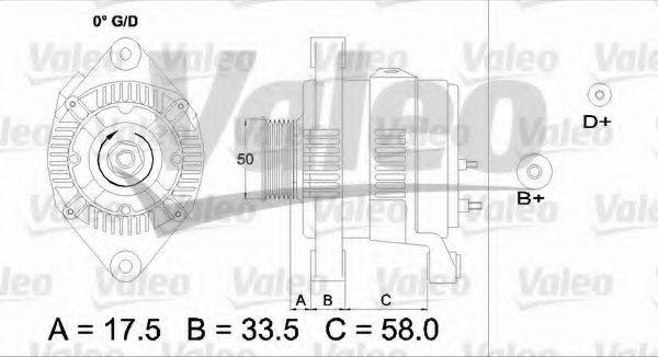 VALEO 437212 Генератор