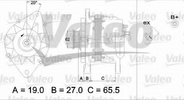 VALEO 437220 Генератор