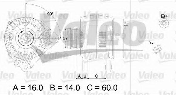 VALEO 437341 Генератор