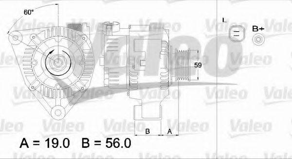 VALEO 437345 Генератор