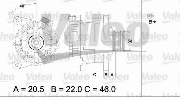 VALEO 437355 Генератор