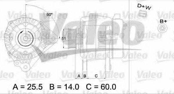 VALEO 437369 Генератор