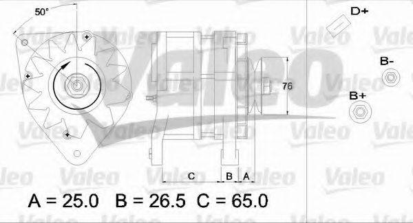 VALEO 437371 Генератор