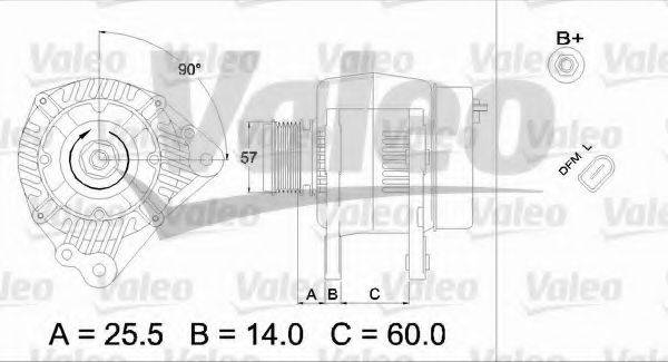 VALEO 437395 Генератор