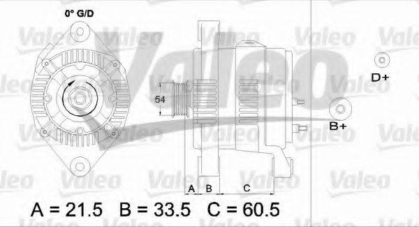 VALEO 437422 Генератор